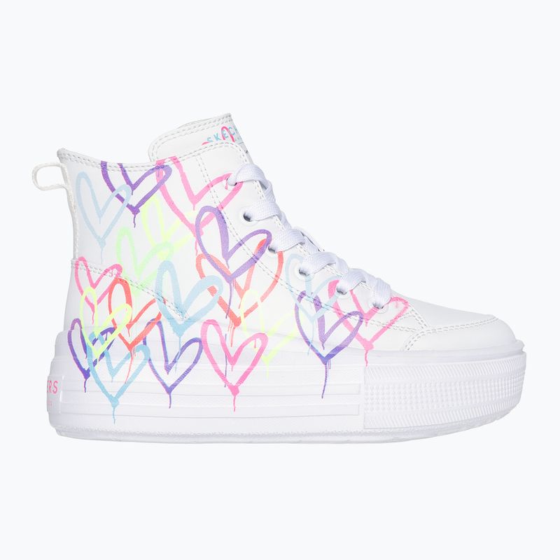 Gyerekcipő SKECHERS Hyperlift Love Daze white/multicolor 9