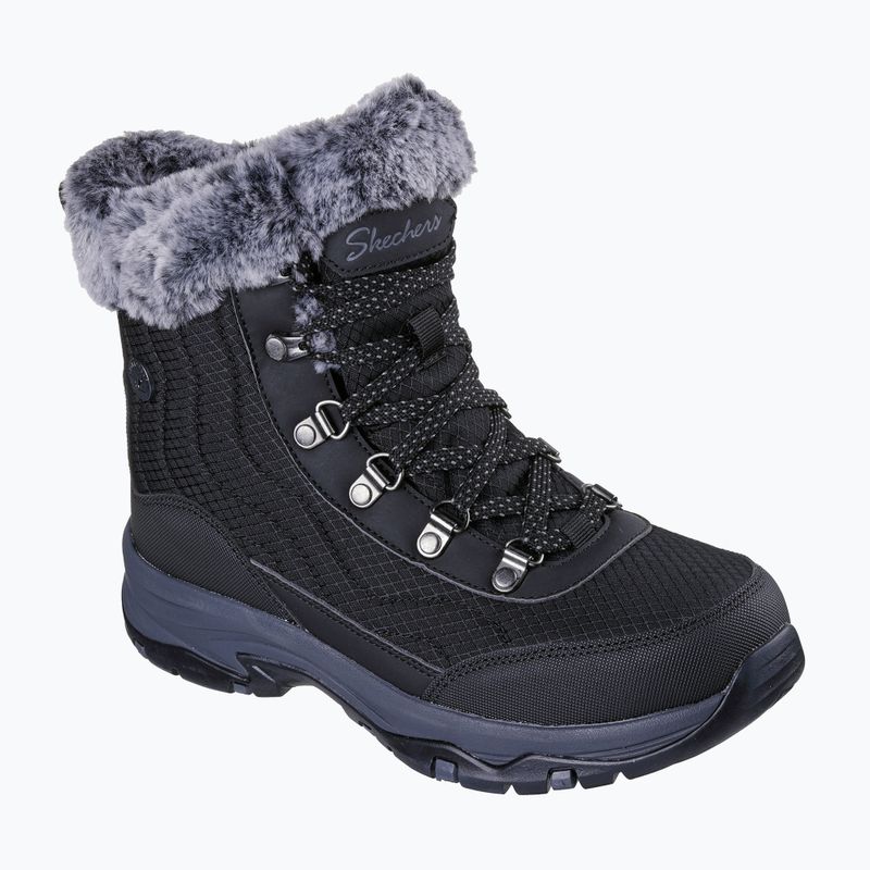 Női Skechers Trego Stormie fekete cipő