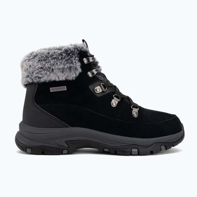 Női Skechers Trego Snow Worries fekete cipő 2