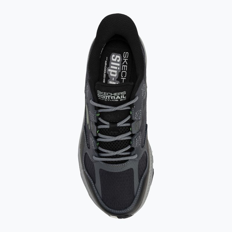 Férfi SKECHERS Go Run Trail Altitude 2.0 Rocky Hill fekete futócipő 5