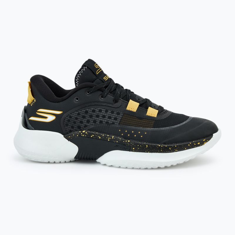 Férfi kosárlabda cipő SKECHERS SKX Resagrip black/gold 2
