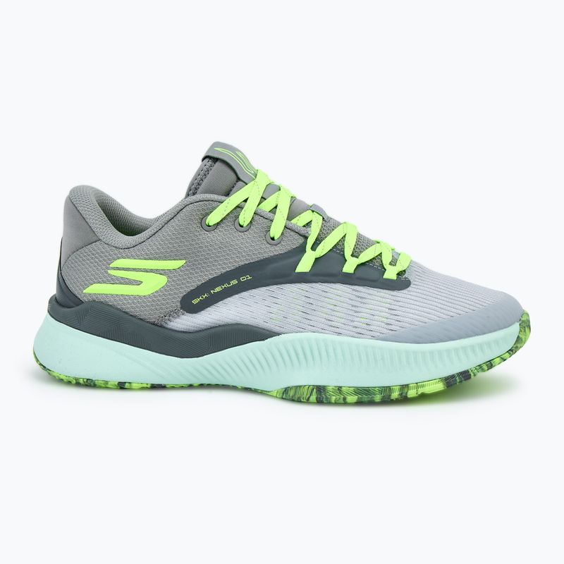 Férfi kosárlabda cipő SKECHERS SKX Nexus charcoal/green 2