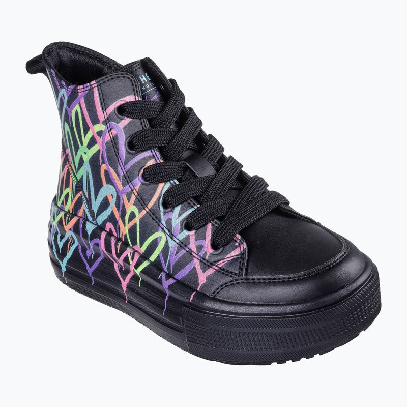 Gyerekcipő SKECHERS Hyperlift Love Daze black/multicolor 8