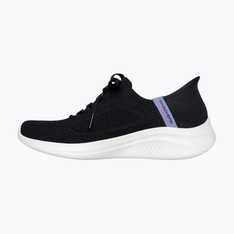 Női SKECHERS Ultra Flex 3.0 Elevated Motion fekete/fehér cipő 9