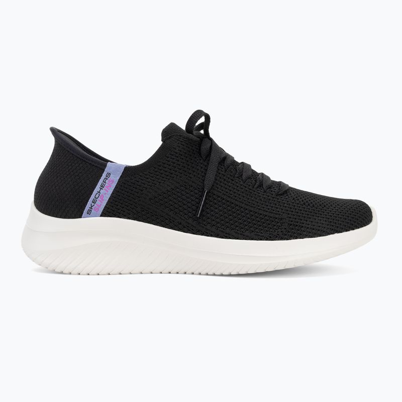 Női SKECHERS Ultra Flex 3.0 Elevated Motion fekete/fehér cipő 2