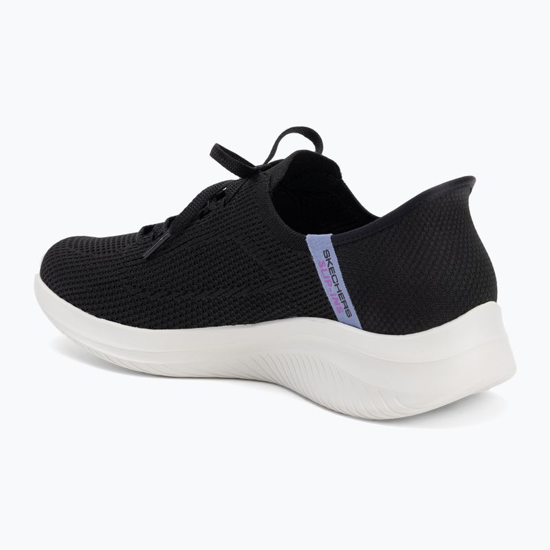 Női SKECHERS Ultra Flex 3.0 Elevated Motion fekete/fehér cipő 3