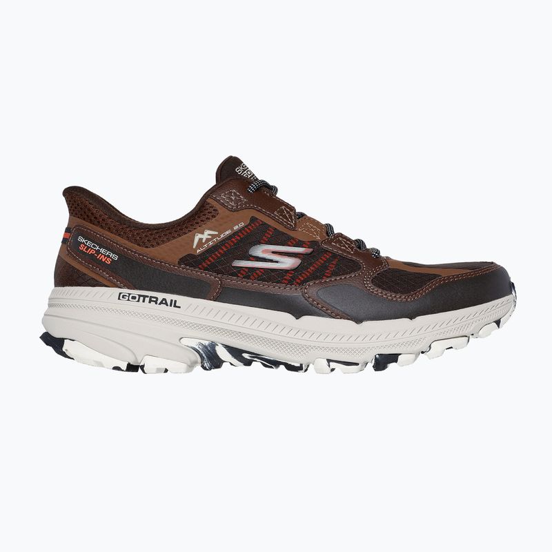 Férfi SKECHERS Go Run Trail Altitude 2.0 Rocky Hill barna futócipő 9