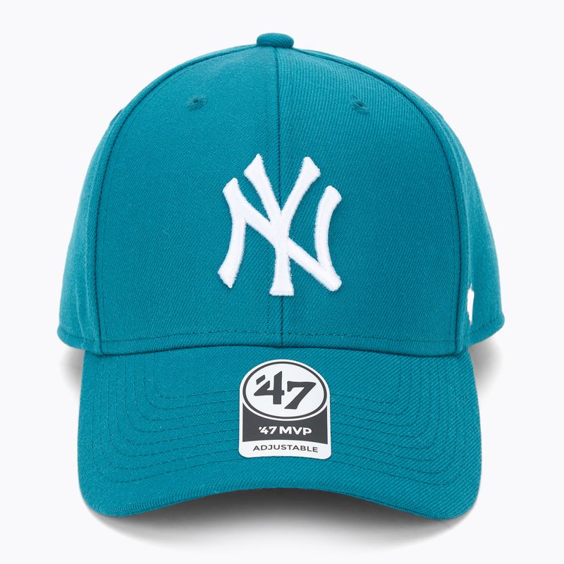 47 Brand MLB New York Yankees MVP baseball sapka sötét teal baseball sapka 2