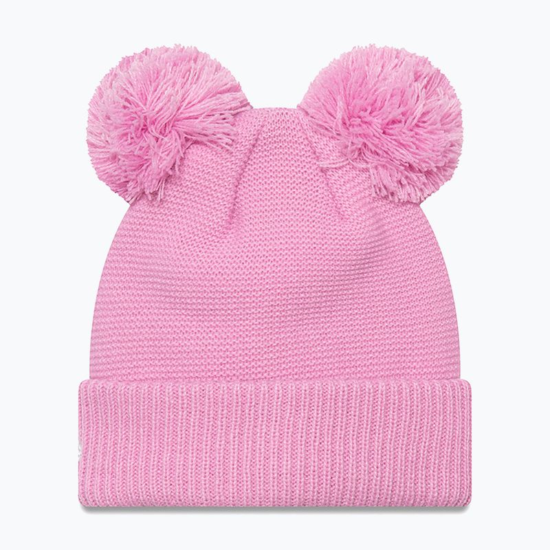 Női téli sapka New Era Wmns Double Pom La Dodgers pastel pink 2