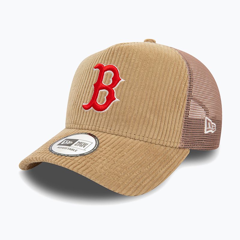 Baseballsapka New Era Cord Trucker Red Sox med beige 2