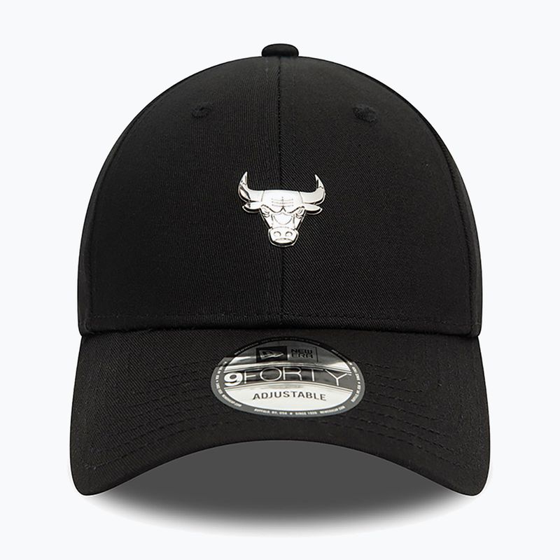 Baseballsapka New Era Metallic Pin 940 Bulls black 3