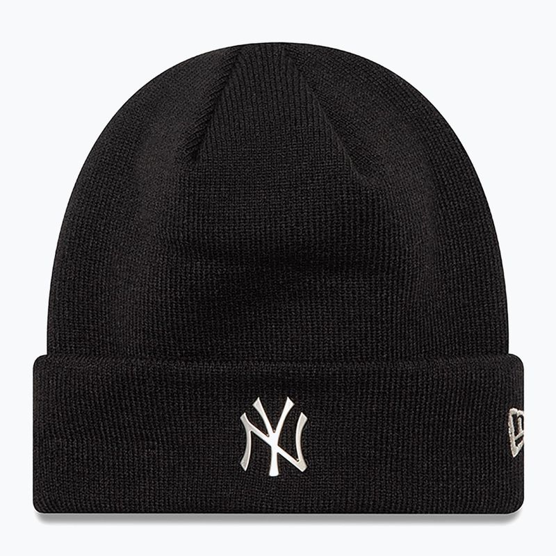 Téli sapka New Era Metallic Beanie Nyy black