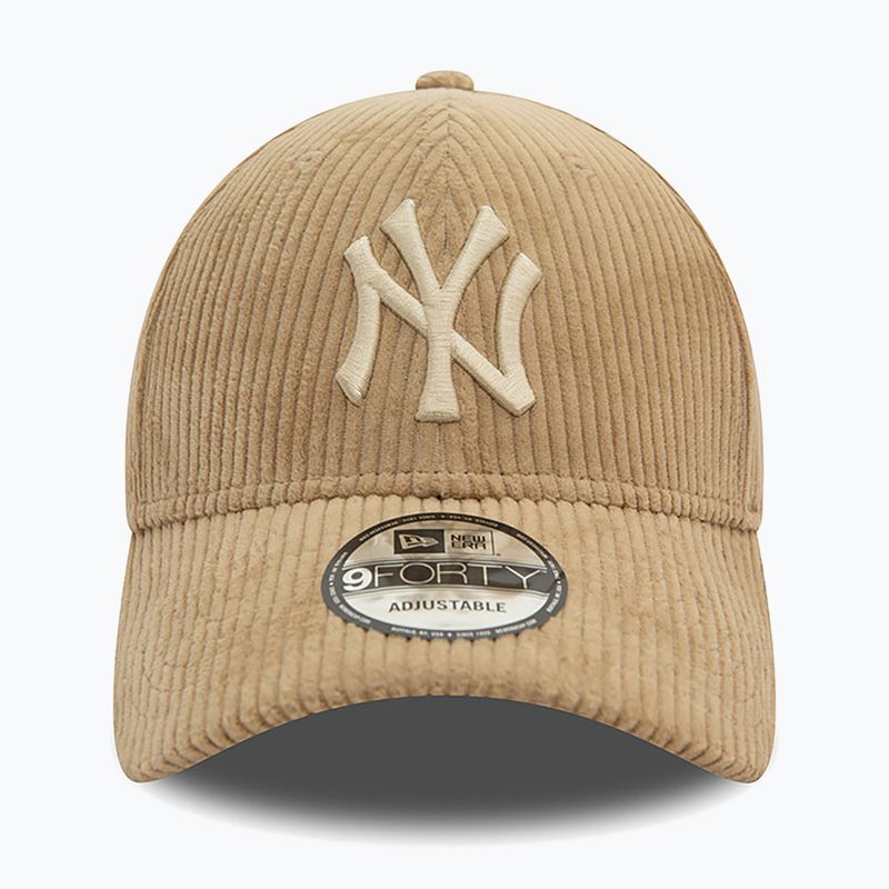 Baseballsapka New Era Cord 940 Nyy med beige 3