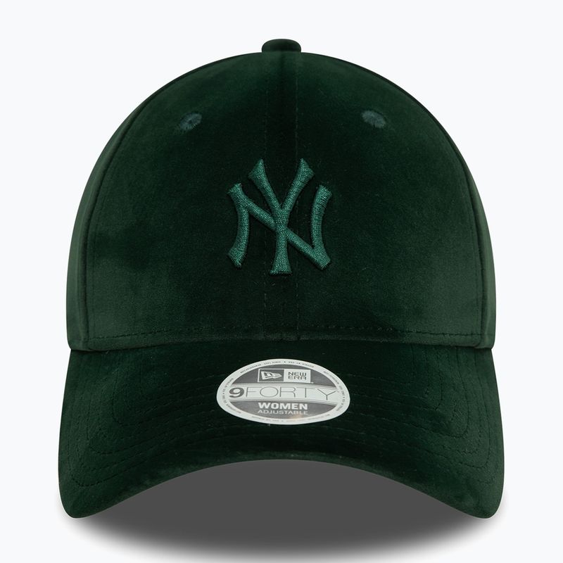 Női baseballsapka New Era Velour Midi 9FORTY New York Yankees dark green 3