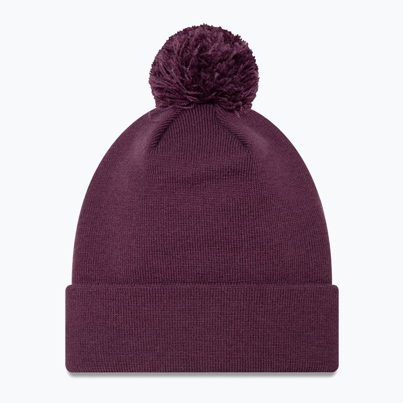 Női baseballsapka New Era Metallic Bobble Knit Beanie New York Yankees dark purple 2