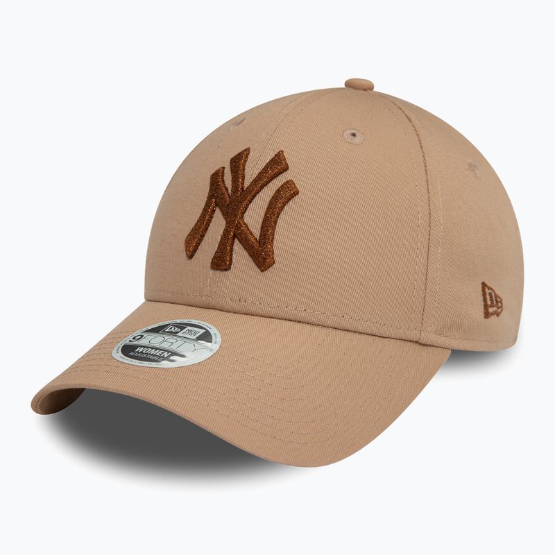 Női baseballsapka New Era Metallic 9FORTY New York Yankees beige 2