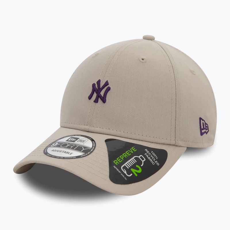 Baseballsapka New Era Repreve Mini Logo 9FORTY New York Yankees light beige 2