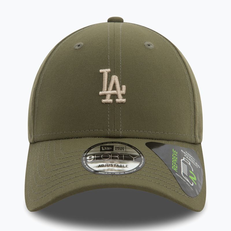 Baseballsapka New Era Repreve Mini Logo 9FORTY Los Angeles Dodgers green 3