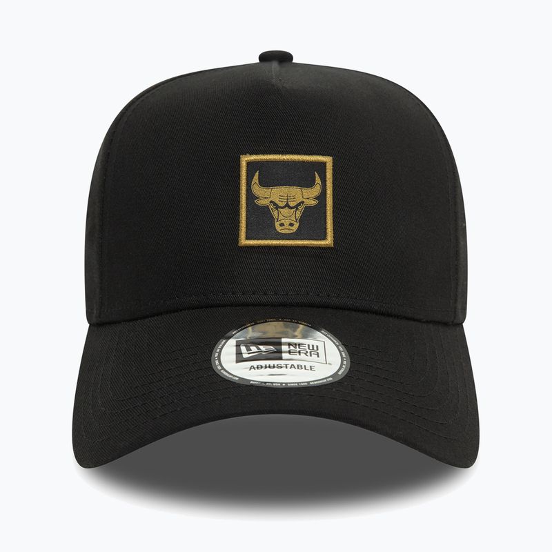 Baseballsapka New Era Metallic Patch Eframe 9FORTY Chicago Bulls black 3
