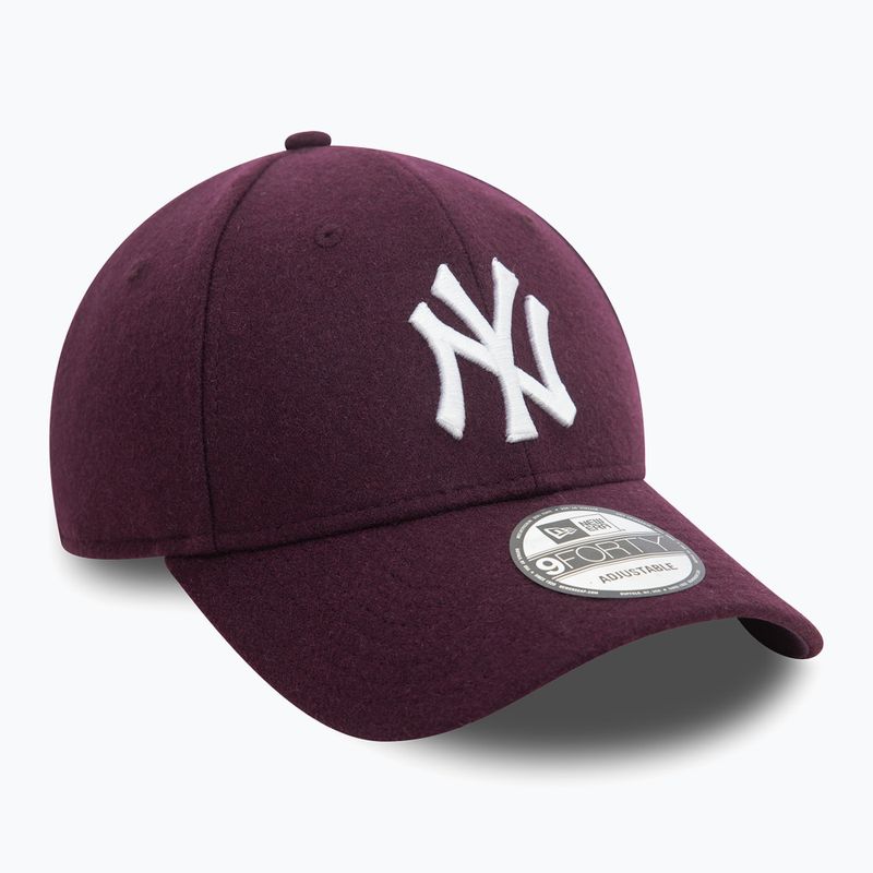 Baseballsapka New Era Melton Wool 9FORTY New York Yankees purple