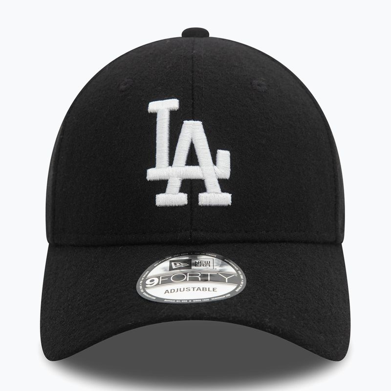 Baseballsapka New Era Melton Wool 9FORTY Los Angeles Dodgers black 3