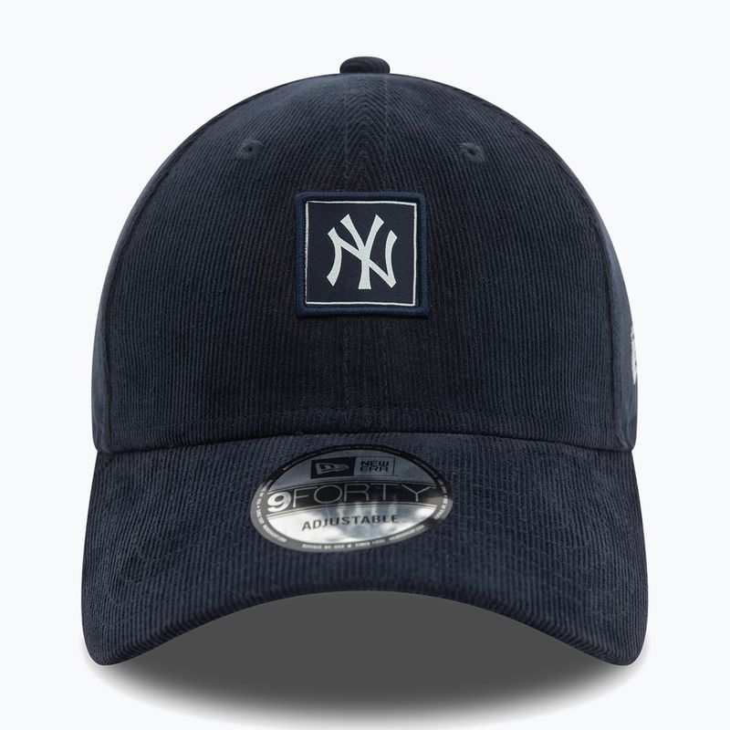 Baseballsapka New Era Cord Patch 9FORTY New York Yankees navy 3
