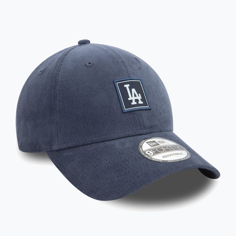 Baseballsapka New Era Cord Patch 9FORTY Los Angeles Dodgers dark blue