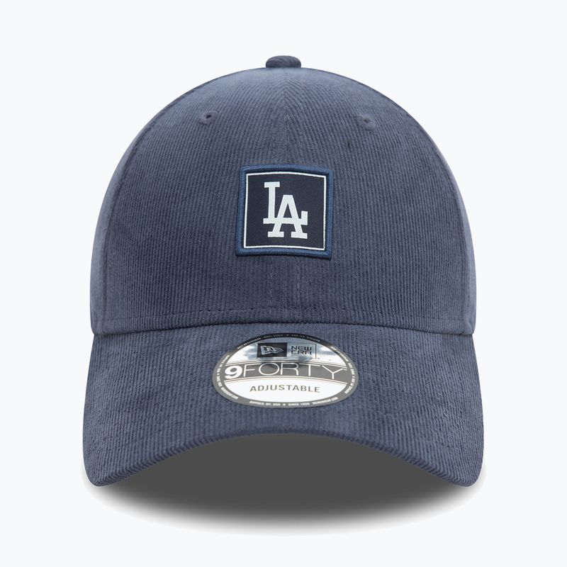 Baseballsapka New Era Cord Patch 9FORTY Los Angeles Dodgers dark blue 3