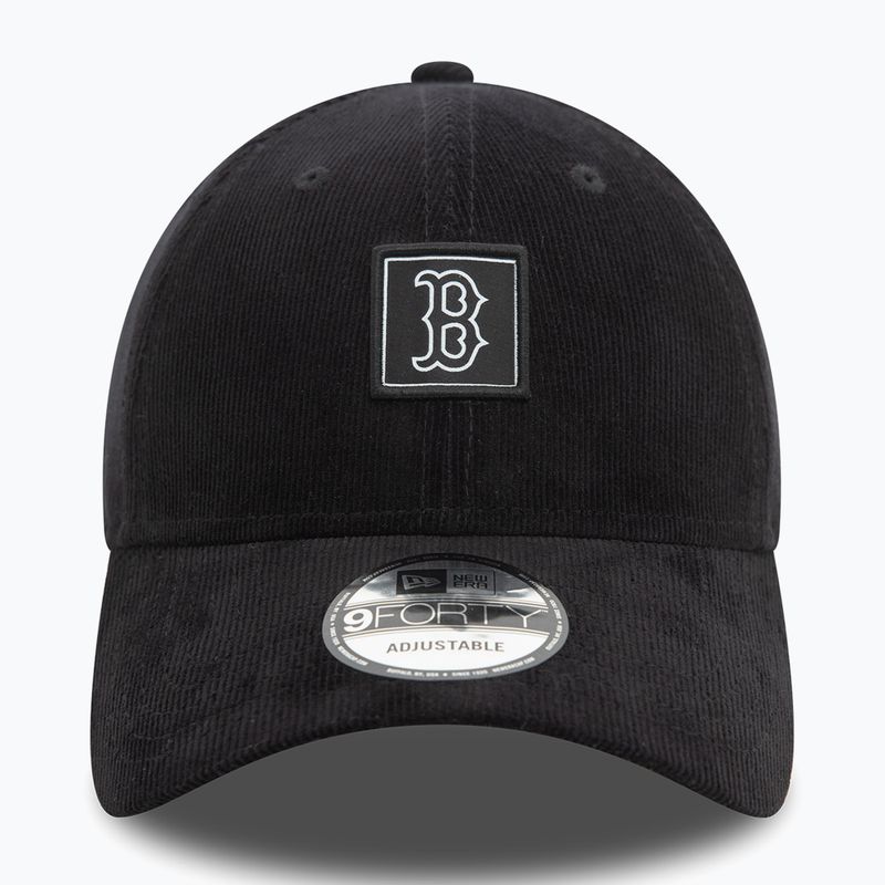 Baseballsapka New Era Cord Patch 9FORTY Boston Red Sox black 3