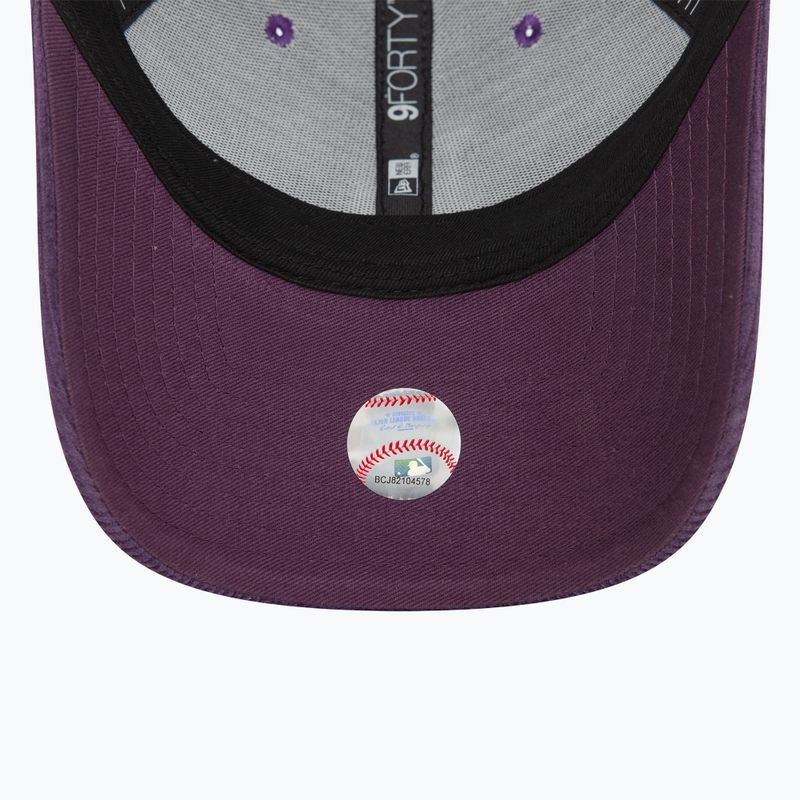 Baseballsapka New Era Cord 9FORTY Los Angeles Dodgers dark purple 5