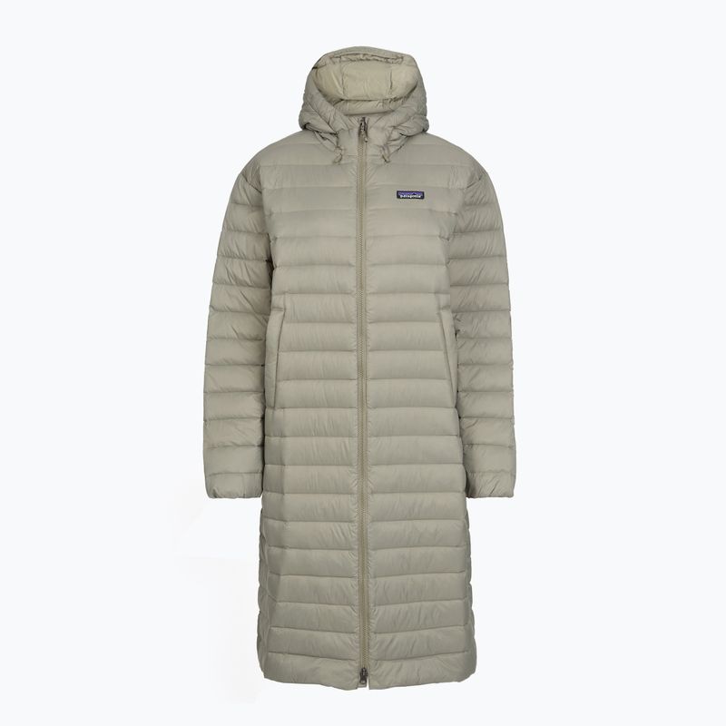 Női pehelydzseki Patagonia Recycled Down Sweater Parka river rock zöld színben