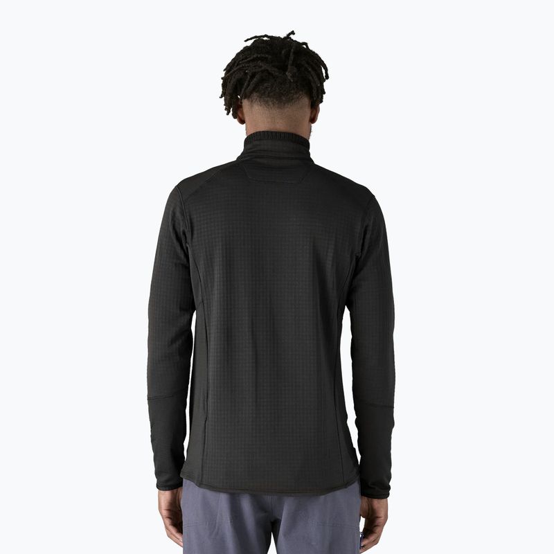 Férfi Patagonia R1 hibrid fleece pulóver fekete 2