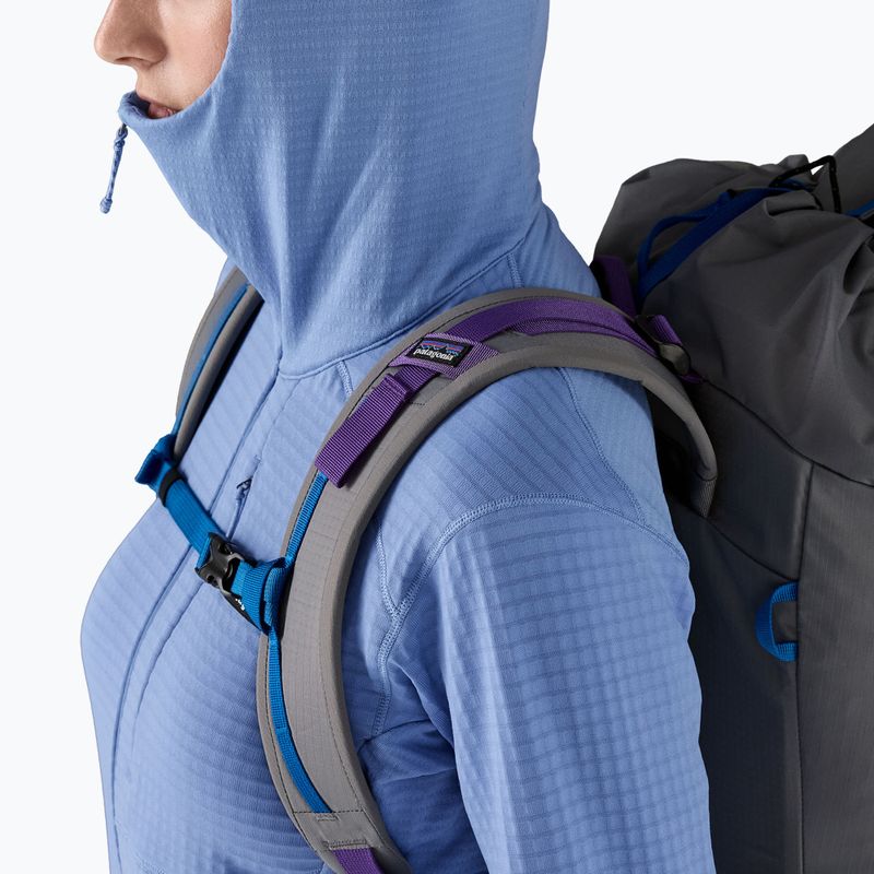 Női softshell dzseki Patagonia R1 Hybrid Hybrid Pullover Hoody bőséges kék 8