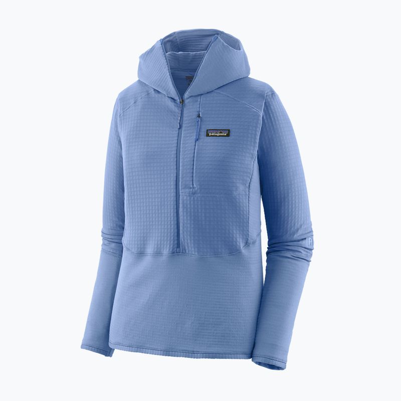 Női softshell dzseki Patagonia R1 Hybrid Hybrid Pullover Hoody bőséges kék 11