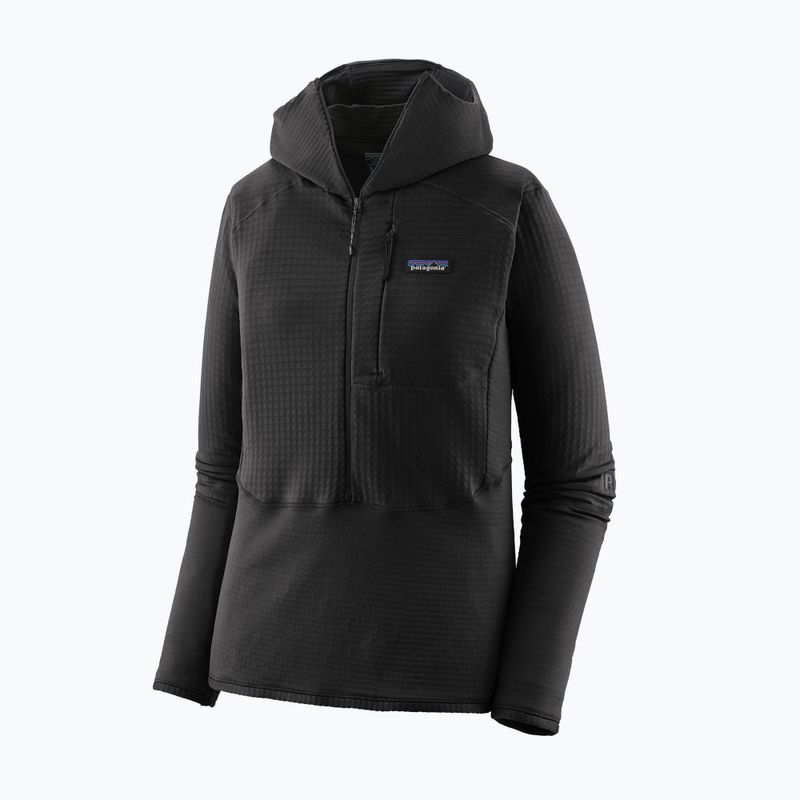Női softshell dzseki Patagonia R1 Hybrid Hybrid Pullover Hoody fekete 3