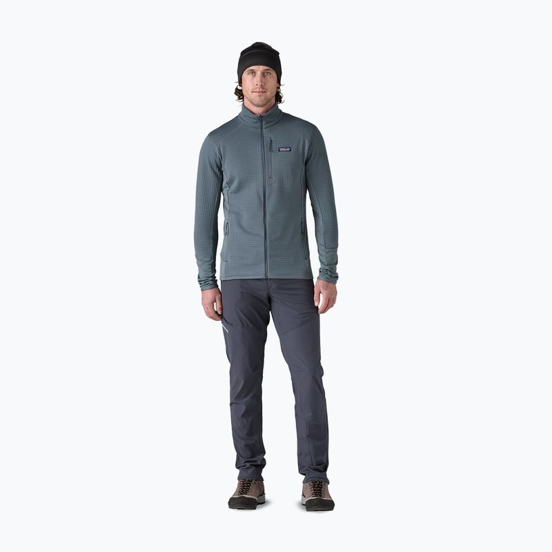 Férfi Patagonia R1 Hybrid utility kék fleece melegítőfelső 2