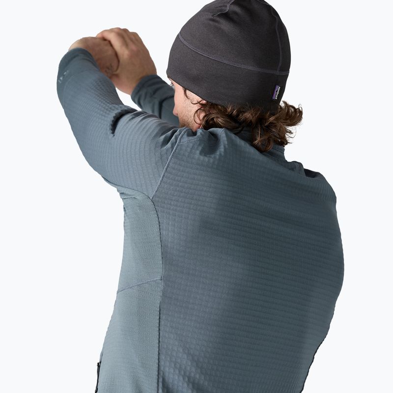 Férfi Patagonia R1 Hybrid utility kék fleece melegítőfelső 4
