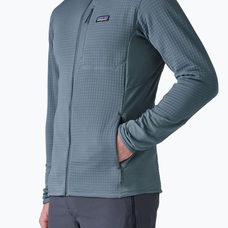 Férfi Patagonia R1 Hybrid utility kék fleece melegítőfelső 5