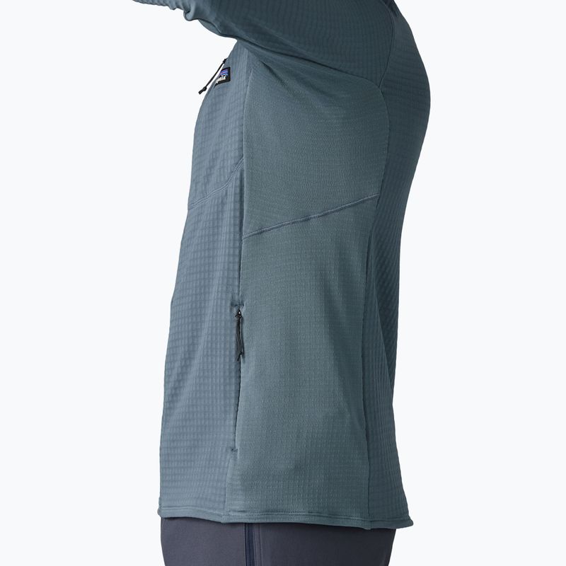 Férfi Patagonia R1 Hybrid utility kék fleece melegítőfelső 6