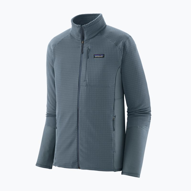 Férfi Patagonia R1 Hybrid utility kék fleece melegítőfelső 10