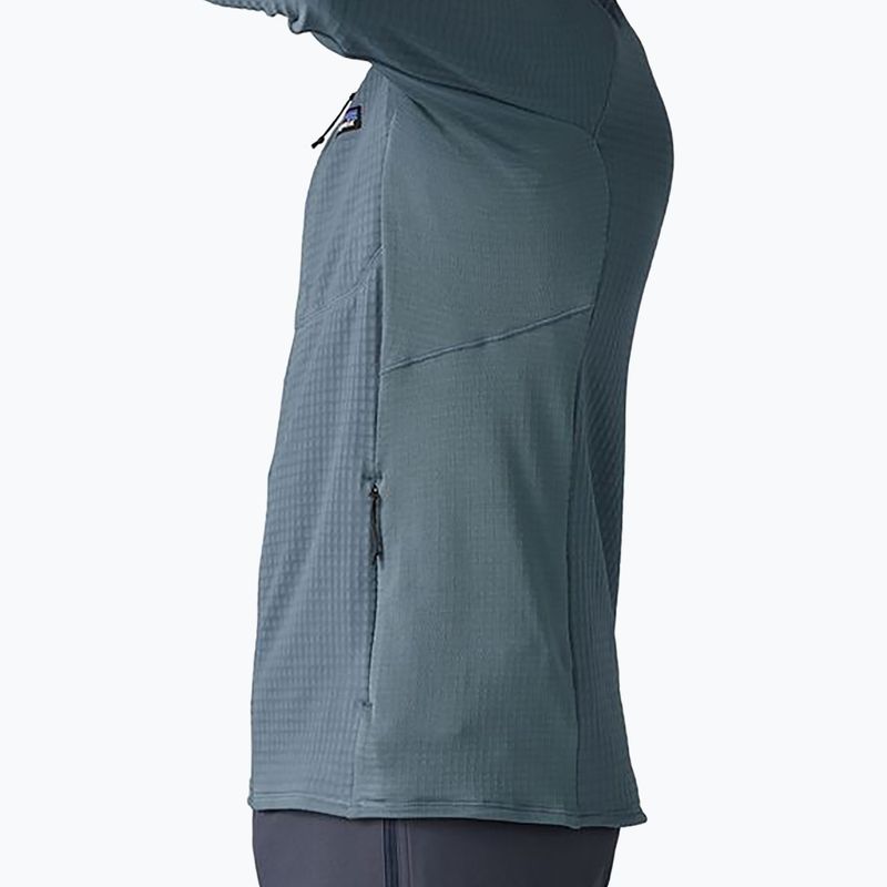Férfi Patagonia R1 Hybrid utility kék fleece melegítőfelső 4
