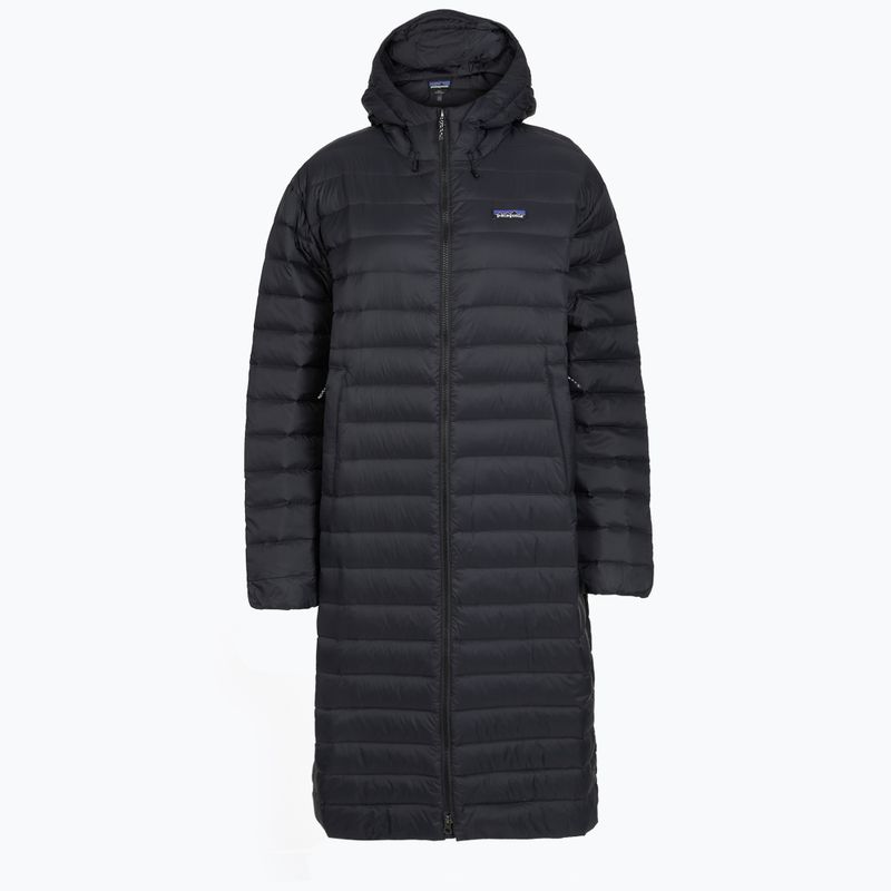 Női pehelydzseki Patagonia Recycled Down Sweater Parka fekete 4
