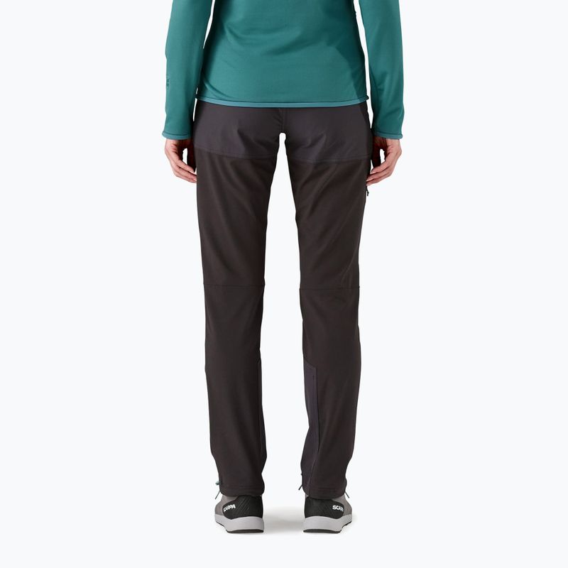 Patagonia női Terravia Alpine nadrág fekete tintafekete színű 3