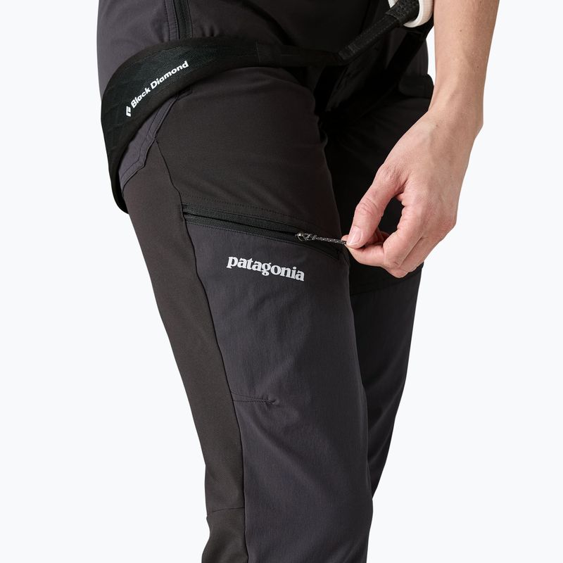 Patagonia női Terravia Alpine nadrág fekete tintafekete színű 6