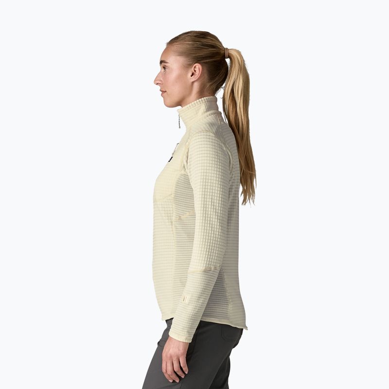 Női polár pulóver Patagonia R1 wool white 3