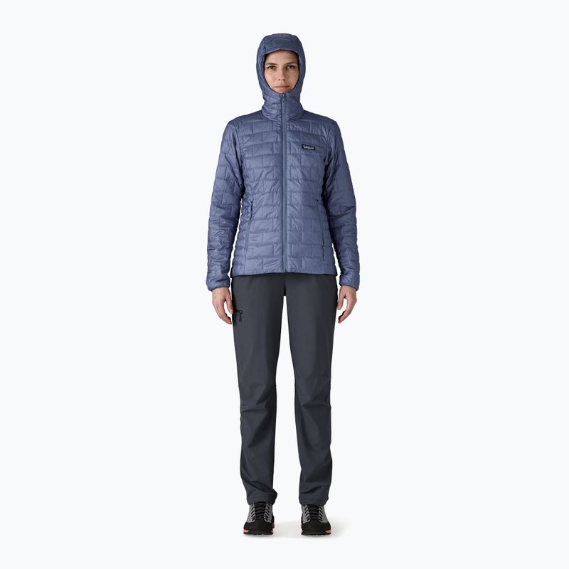 Női Patagonia Nano Puff Hoody jelenlegi kék pehelypaplan dzseki 2