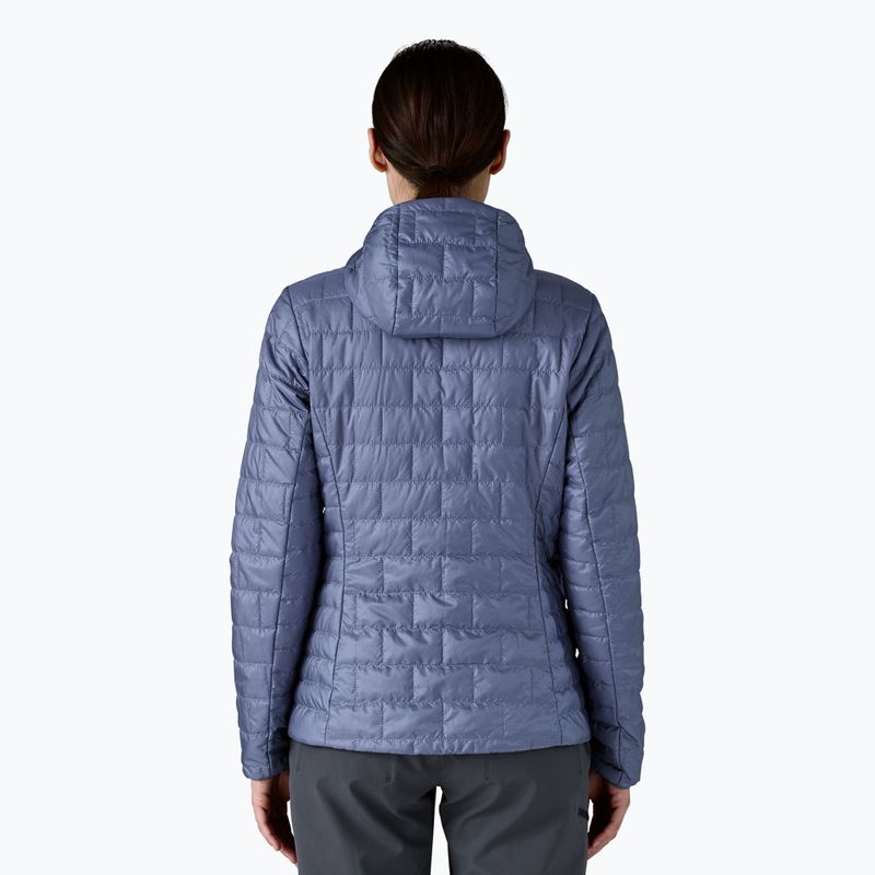Női Patagonia Nano Puff Hoody jelenlegi kék pehelypaplan dzseki 3
