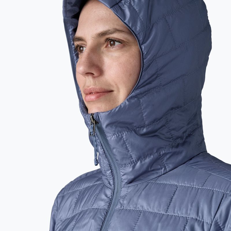 Női Patagonia Nano Puff Hoody jelenlegi kék pehelypaplan dzseki 7