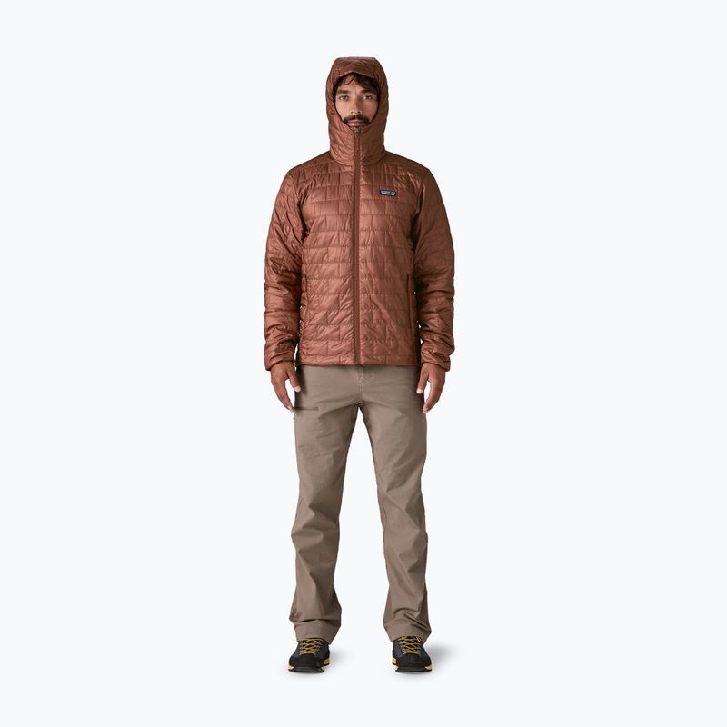 Férfi Patagonia Nano Puff Hoody pehelypaplan dzseki szárított vanília 2