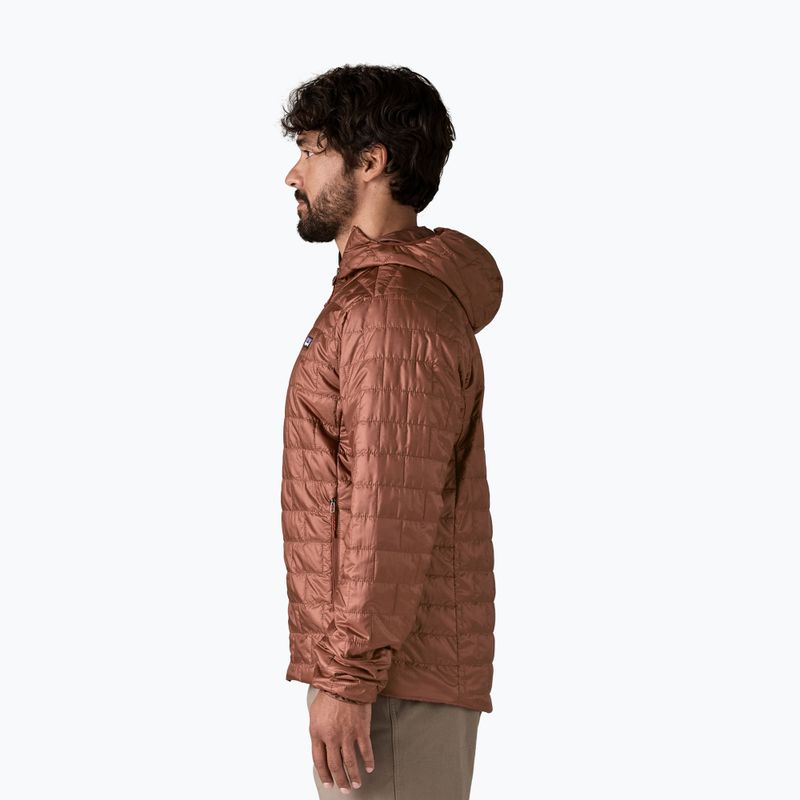 Férfi Patagonia Nano Puff Hoody pehelypaplan dzseki szárított vanília 4